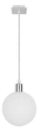 Lampă suspendată abajur bilă albă 15cm Oden 31-03287