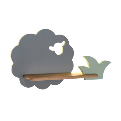 Wandleuchte Regal LED 5W 4000K IQ Kids Sheep grau+grün 21-84811