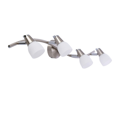 Wandleuchtenleiste 4X40W G9 Nickel matt/Weißchrom SELIA 94-70005