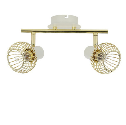 Wall lamp 2xE14 26cm Oslo 92-61805 Strip White/Gold