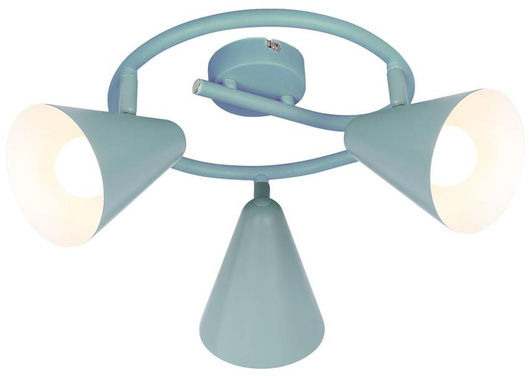 Spiral ceiling lamp 3X40W E14 gray mat AMOR 98-63359