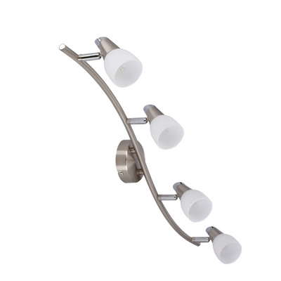 Bandă de perete 4X40W G9 nichel mat/crom alb SELIA 94-70005