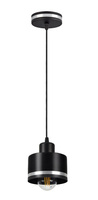 Deckenleuchte schwarz/chrom Wama 31-00460