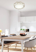 LED ceiling lamp 24W gold 43cm 4000K Sven 98-73174