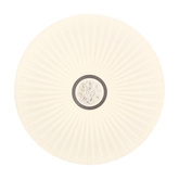 Montana Deckenleuchte weiß + Goldplafond 24 W LED 40 cm weißer Schirm