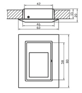 G4 MS-07 satin wall stair luminaire Candellux 2208437