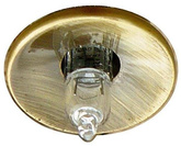 Halogen ceiling light gold patina 2204828