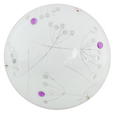 Ceiling Lamp Candellux Floral 13-39590 Ceiling Led 6500K Violet