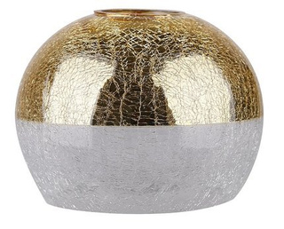 Goldfarbener Glasschirm E27 15 cm für Cromina Candellux-Lampen 71-48332