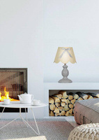 Table lamp gray bow Whilma 41-64127