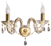 Aplic dublu auriu cu cristale Maria Teresa Candellux 22-94592