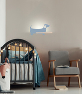 Lampa kinkiet półeczka LED niebieski piesek Dog 21-02976