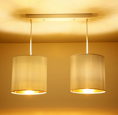 Lampa suspendata banda alba 2xE27 Atlanta 32-00644