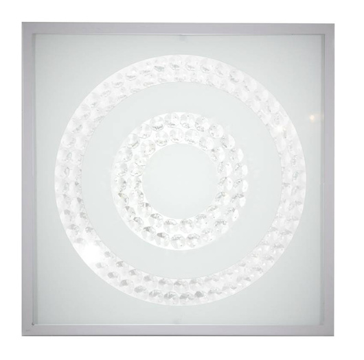 Ceiling Lamp Candellux Lux 10-60693 Plafond 16W Led 6500K Satin Double Ring