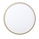 Florida-Deckenleuchte mit schwarzem und goldenem Plafond, 18 W, LED, 33 cm, mit weißem Schirm
