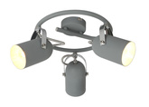 Ceiling lamp 3xE14 42cm spiral GRAY 98-66497 GRAY