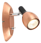 Wall lamp 1xGU10 copper CROSS 91-32768