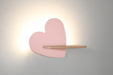 LED wall lamp 5W 4000K HEART IQ KIDS pink heart