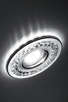 Plafonnier rond oeillet chromé 50W + LED SMD SK-92 2268705