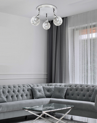 Lampa sufitowa BOLO spot regulowana 3-punktowa LED do salonu