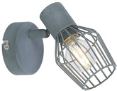 Wall lamp sconce 1X40W E14 gray VIKING 91-68002