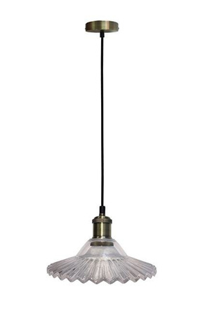 Glass hanging lamp 1xE27 Geneva Ledea 50101273