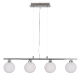 Lampa suspendata crom / bila alba 4 RAISA 34-01399