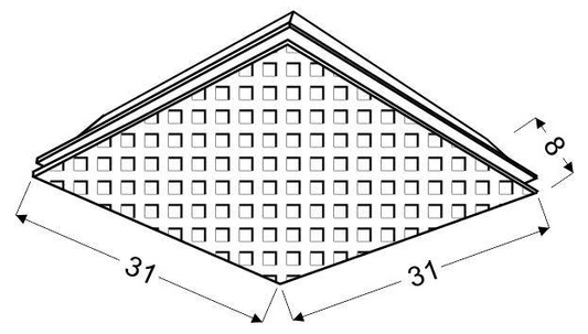 Plafonnier Candellux Mosaic 10-30610 Plafond E27