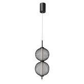 Pendant wire lamp PUMA with globe shades 14 x 38 cm designer LED 3000K living room lighting