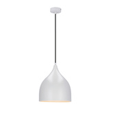 HANGING LAMP YSTAD 220mm LEDEA 50101269 E27 40W METAL WHITE