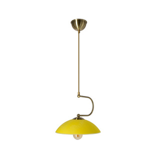Lampa wisząca Lido pojedyncza do salonu vintage E27 1x60W patyna