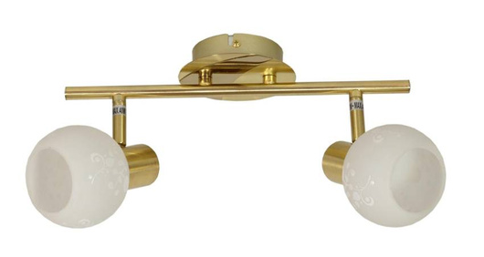 Plafonnier 2xE14 42cm laiton SPOT 92-07117