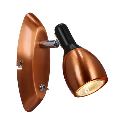 Wall lamp 1xGU10 copper CROSS 91-32768