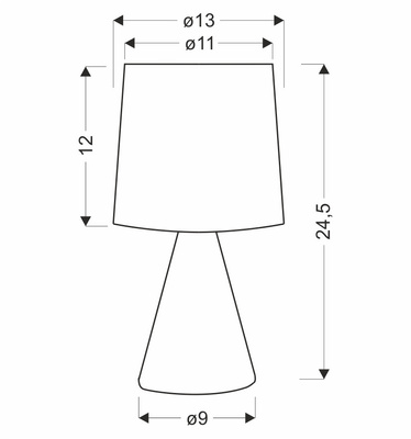 SATTI lampka stołowa beżowa ceramiczna z abażurem E14 1x40W klasyczna elegancka dekoracyjna do salonu sypialni biura
