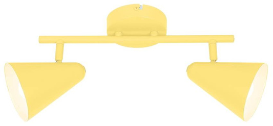 Lampa ścienna Candellux Amor listwa żółta 92-68804 E14