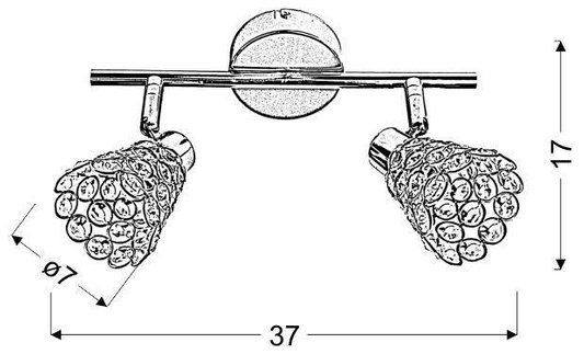 DECKENLEUCHTE SPOT 92-97470