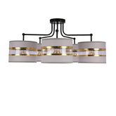 Plafonnier blanc/chrome 5xE27 Andy 35-00521