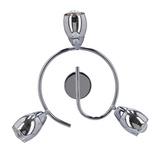 Virginia Ceiling lamp spiral chrome e14 with mirror shade 98-14047
