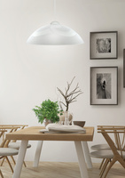 Hanging lamp white glass 30cm Monti 31-54234