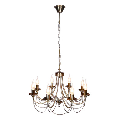 Patina-Kronleuchter 8xE14 60cm MUZA 38-69187