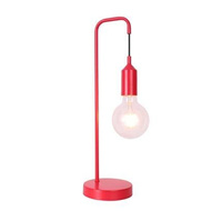 Lampa de masa din metal rosie Laren Ledea 50501195