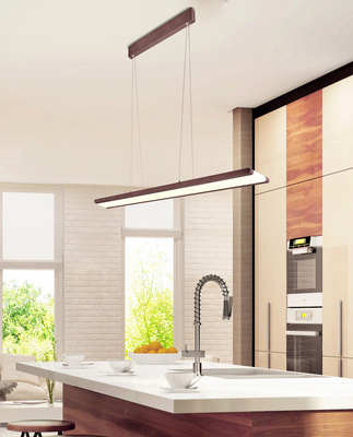 Hängelampe braun verstellbar LED 28W 4000K Coconut Apeti A0010-311