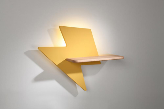 5W LED-Wandleuchte für ein Kind, gelber Blitz, Lightning Candellux 21-75604