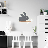 Raft de perete 5W LED 4000K IQ Kids Rabbit gri 21-85184