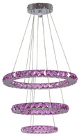 Lampe suspendue cercle LED RGB + télécommande Lords 33-63090
