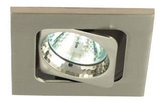 Candellux ceiling luminaire satin nickel tiltable square