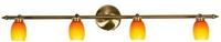 Candellux Olivia Strip 4X40W G9 Patine Arc-en-ciel