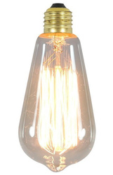 Ampoule décorative incolore Edison E27 60W 3030948 Candellux