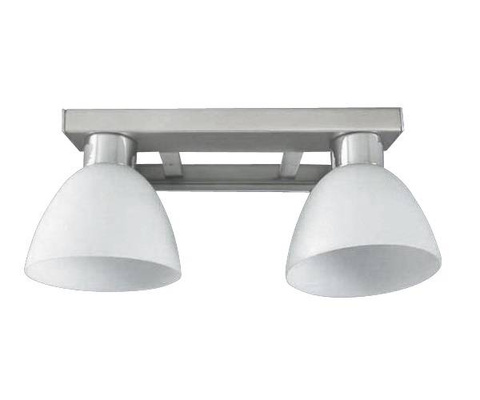 Double matt nickel wall lamp Ada 22-48595