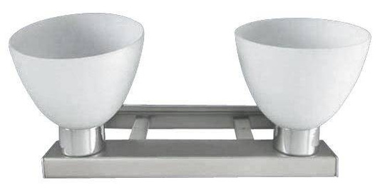 Doppelte Wandleuchte aus mattem Nickel Ada 22-48595